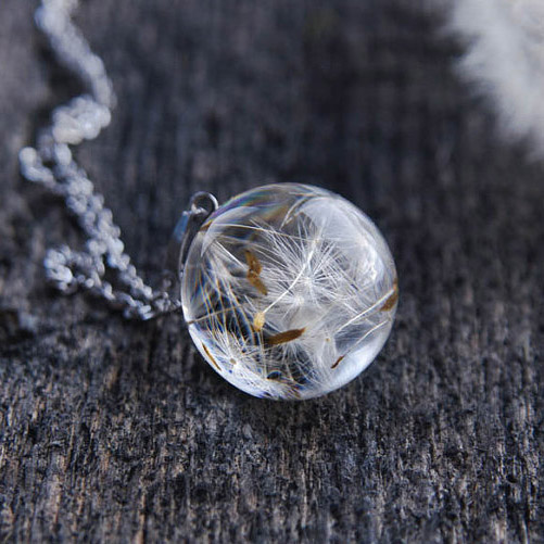 凍結最美麗的時刻－植物系水晶項鍊