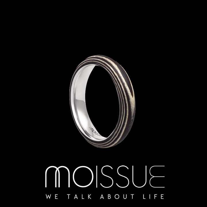 <div>Moissue－Second Life 木頭戒指窄版 - 斑馬紋</div>