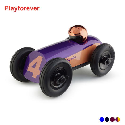 <div>Playforever Midi Clyde米迪克勞德賽車玩具擺飾-紫金</div>