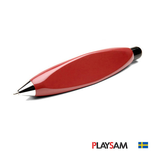PLAYSAM-木質圓珠筆(紅)