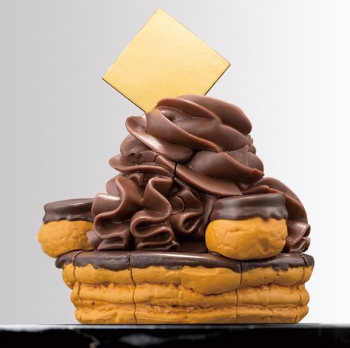 <div>Ensky 巴黎甜點 Carrément Chocolat</div>

<div>金箔巧克力泡芙塔 3D立體拼圖</div>
