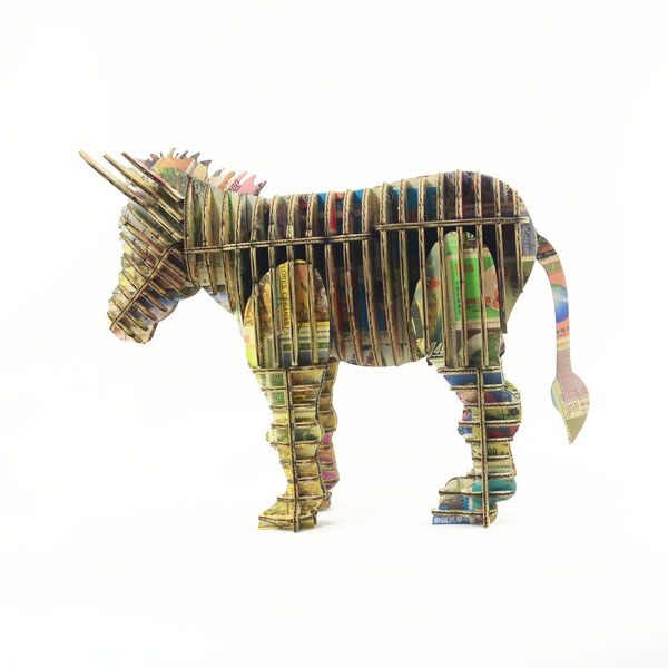 Tenon's Art 坦諾藝術設計

布萊梅城市樂手 驢 未組裝 郵票拼貼