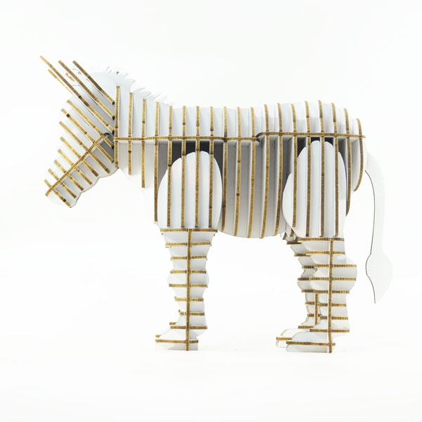 Tenon's Art 坦諾藝術設計

布萊梅城市樂手 驢 未組裝 白色