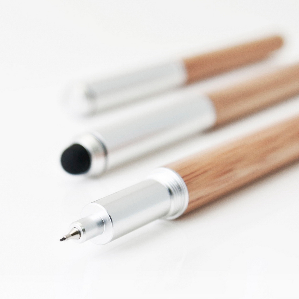 ECO【竹系列】書寫觸控兩用筆

（自動鉛筆組）

銀色|鋁本色陽極