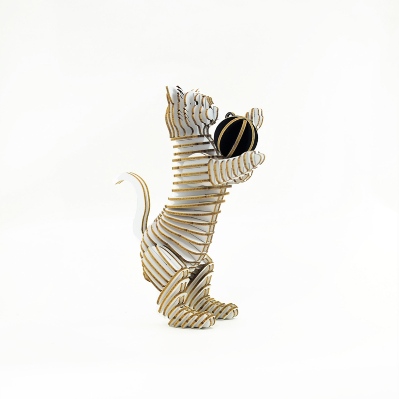<div>Tenon's Art 坦諾藝術設計</div>

<div>HAPPY CAT貓語系列(白、未組裝)</div>