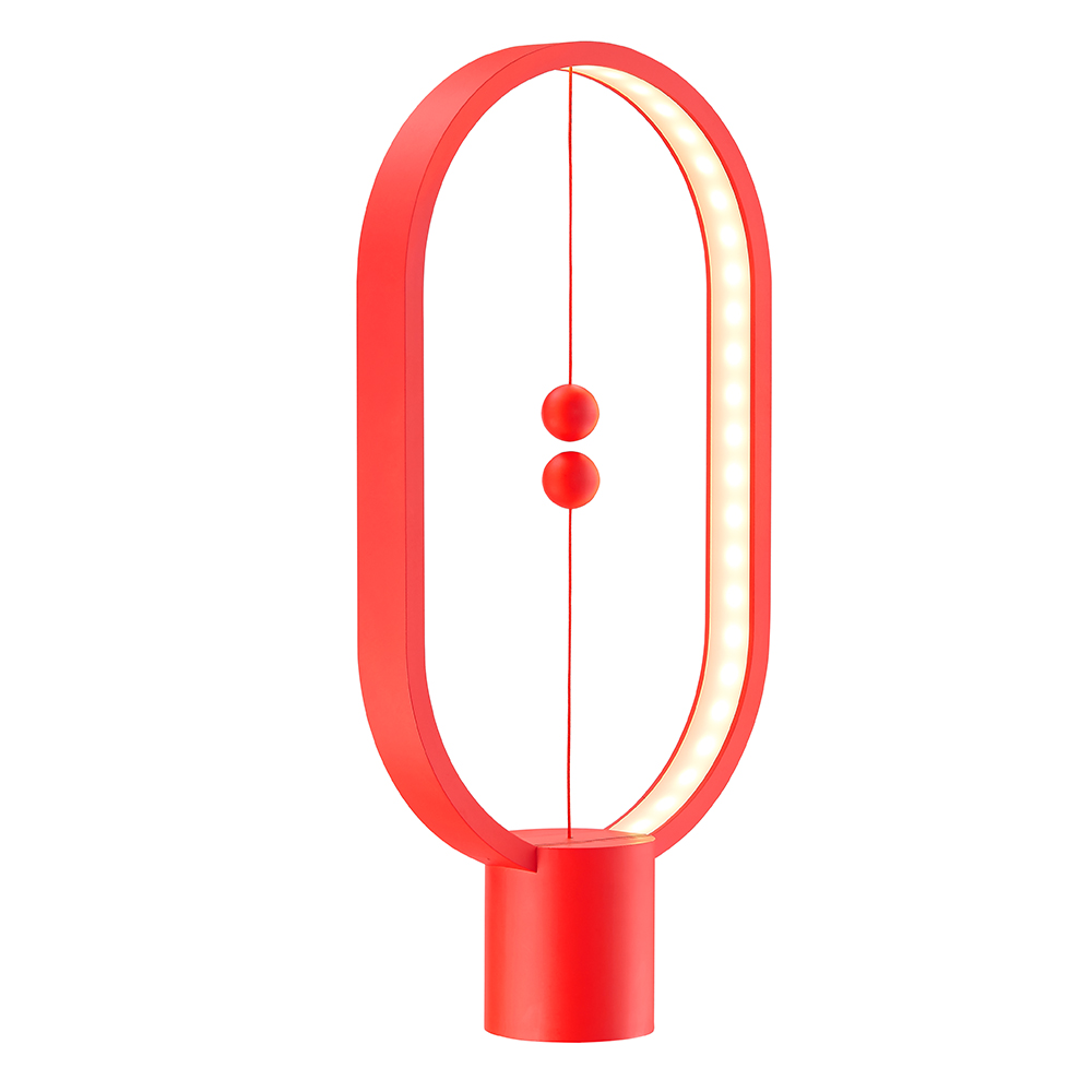 <div>Heng Balance lamp</div>

<div>衡 LED燈 - 紅色橢圓型</div>
