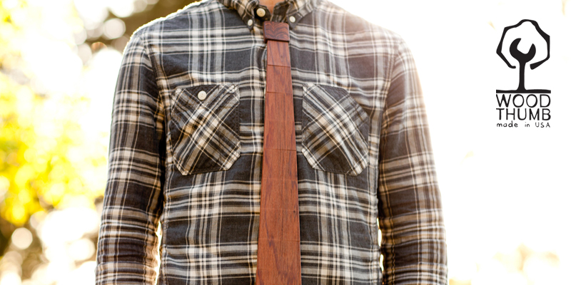 Wood Thumb tie木質領帶