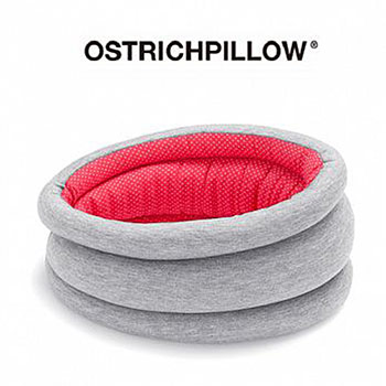 Ostrich Pillow 英國鴕鳥枕 

Light 旅行護頸枕／紅色點點