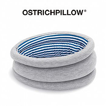 Ostrich Pillow 英國鴕鳥枕

Light ​旅行護頸枕／藍白條紋
