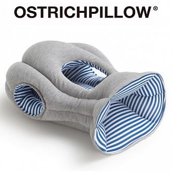 
Ostrich Pillow 英國鴕鳥枕 
Junior 睡美人款／藍白條紋