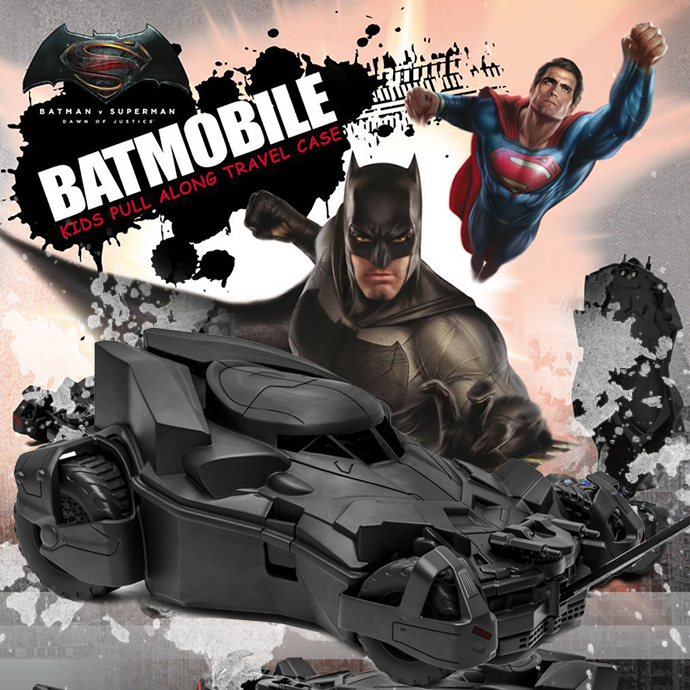《蝙蝠俠對超人：正義曙光》WELLY 蝙蝠車行李箱