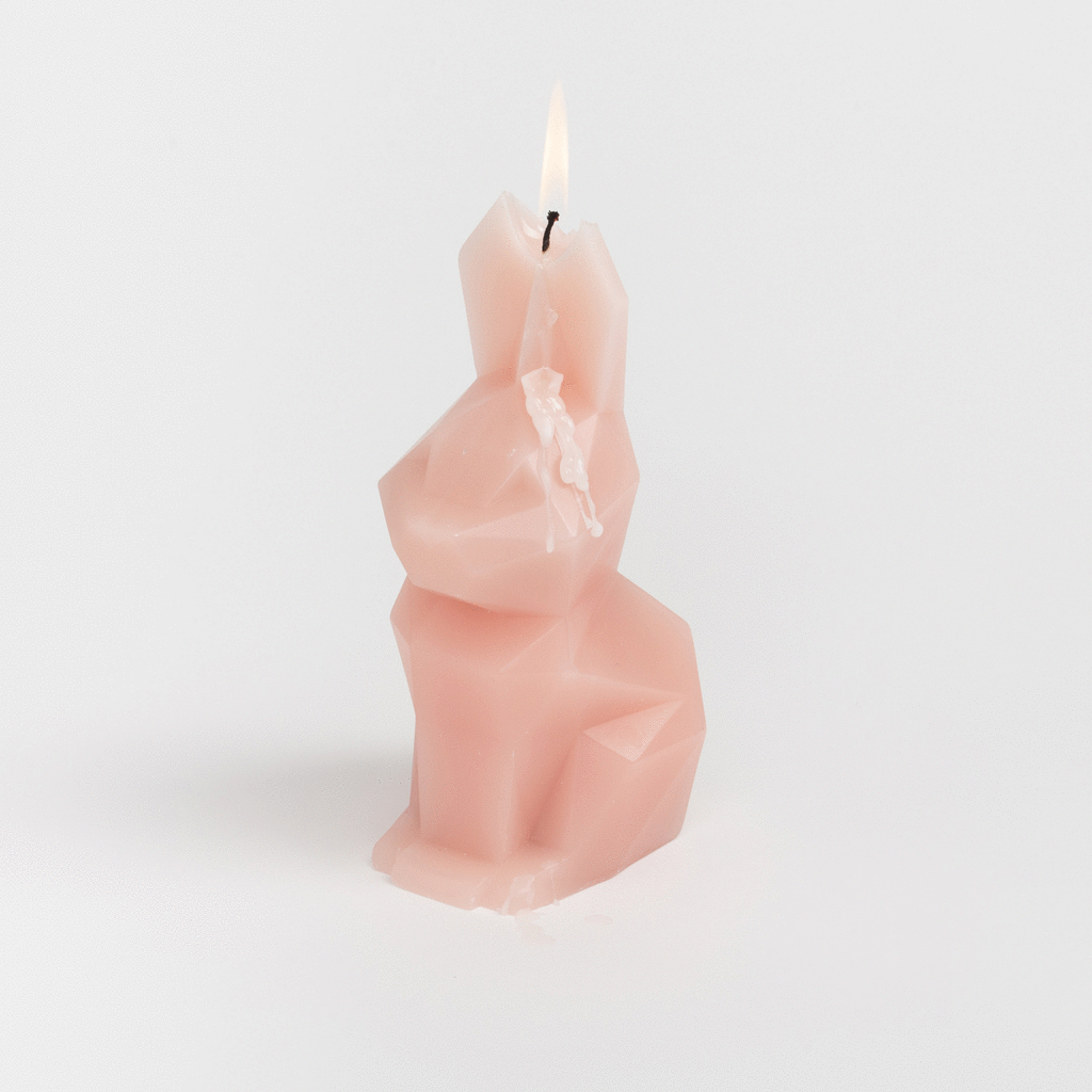 PyroPet／動物骨架蠟燭－HOPPA ／粉紅