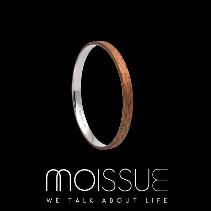 Moissue－Second Life木頭手環 - 桃花心木