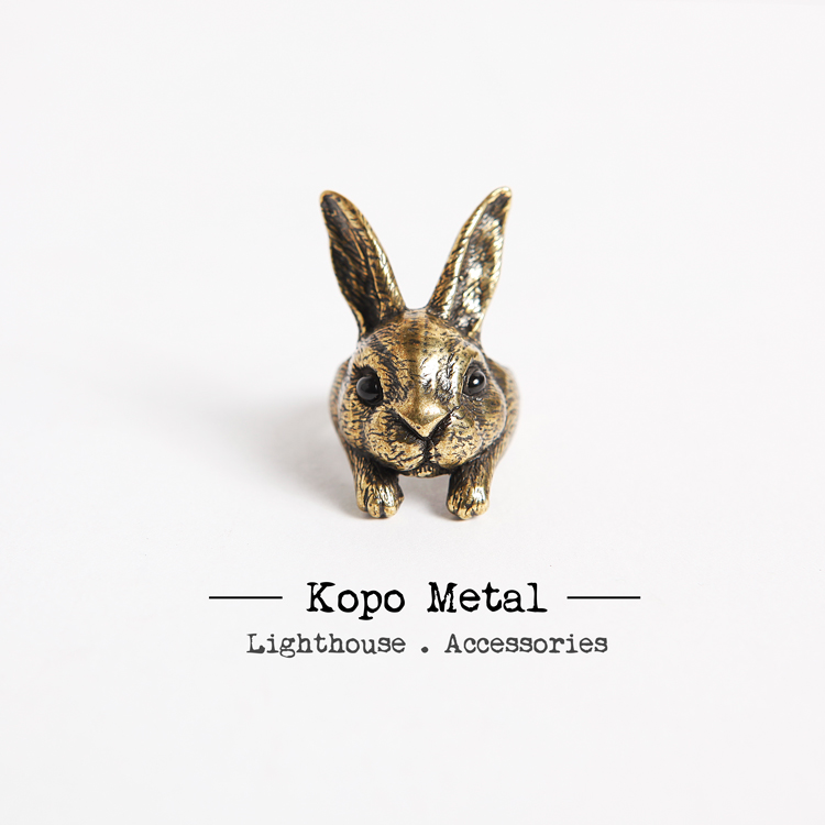 KOPO Metal ｜ 長耳兔戒指