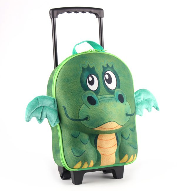 德國 okiedog 兒童3D動物造型系列-拉桿式行李箱(龍)