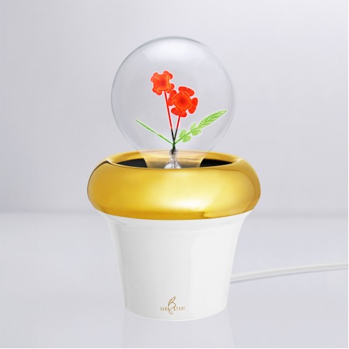 DarkSteve「演活生命」
​ 盆栽小夜燈 - 含1個玫瑰情人球泡燈 Edison-Style 設計師燈泡