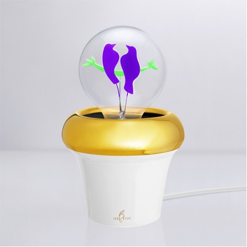 DarkSteve「演活生命」
盆栽小夜燈 - 含 1 個 情人鳥球泡燈 Edison-Style 設計師燈泡