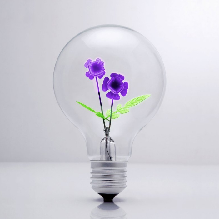 DarkSteve「演活生命」
設計師燈泡 - 紫色許願花球泡燈 Edison-Style 愛迪生燈泡: 1 個 (純燈泡)