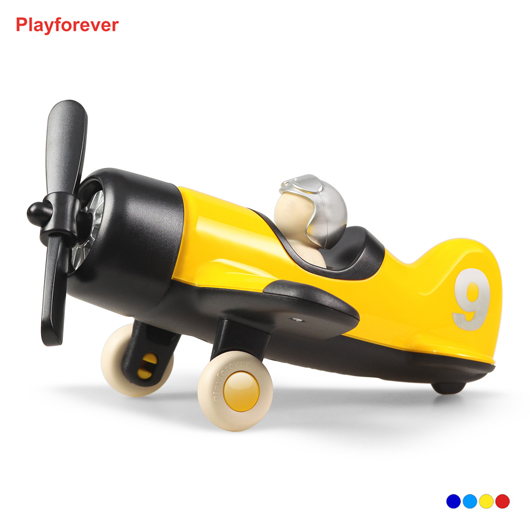 <div>Playforever Classic Mimmo Aeroplane經典米莫螺旋槳飛機玩具擺飾-黃色</div>