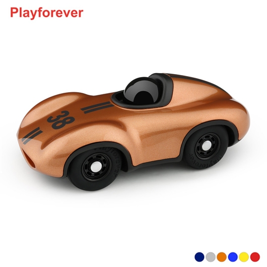 <div>Playforever Speedy Le Mans 經典古董利曼賽車玩具擺飾-金屬橘</div>