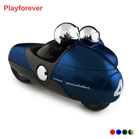 Playforever Classic Enzo Motorbike經典恩佐摩托邊車玩具擺飾-深藍