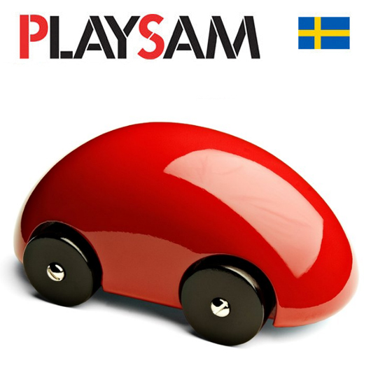 PLAYSAM-經典流線原型車－紅
