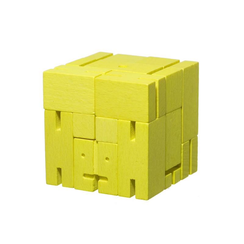 Cubebot Gift Set

變形方塊原木機器人 - 小型款／黃色