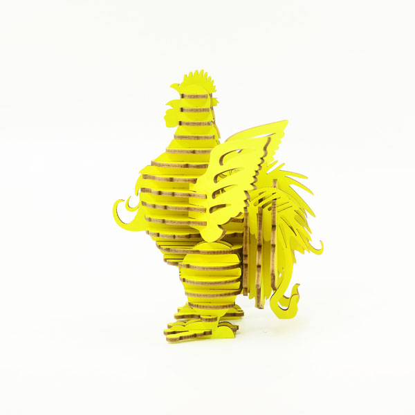 <div>Tenon's Art 坦諾藝術設計</div>

<div>布萊梅城市樂手 - 雞 未組裝 黃色</div>