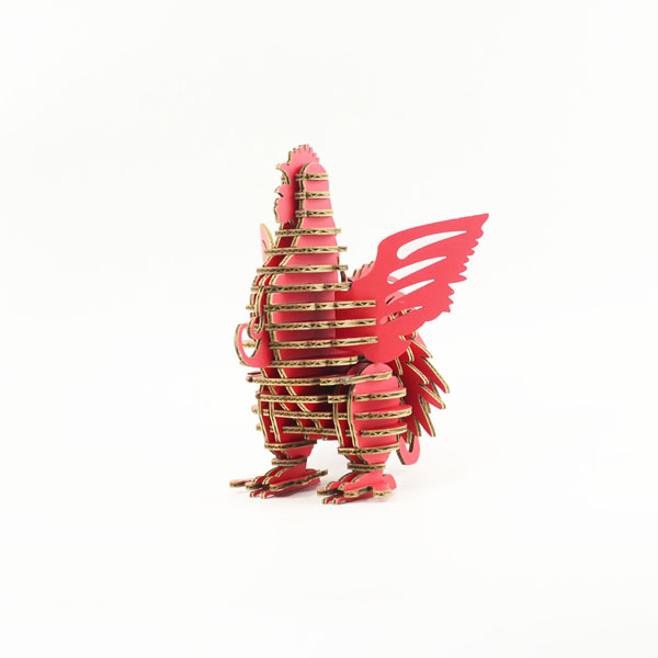 <div>Tenon's Art 坦諾藝術設計</div>

<div>布萊梅城市樂手 - 雞 未組裝 紅色</div>