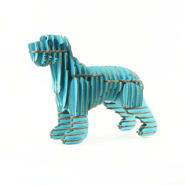 <div>Tenon's Art 坦諾藝術設計</div>

<div>布萊梅城市樂手 - 狗 未組裝 水藍色</div>