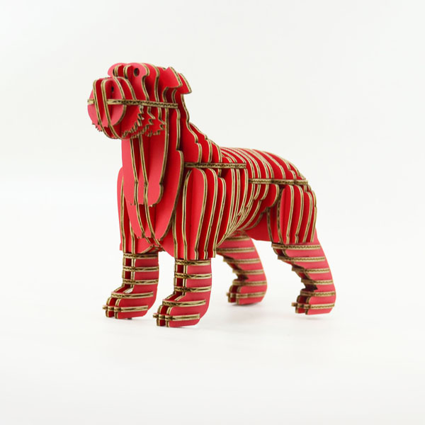 <div>Tenon's Art 坦諾藝術設計</div>

<div>布萊梅城市樂手 - 狗 未組裝 紅色</div>