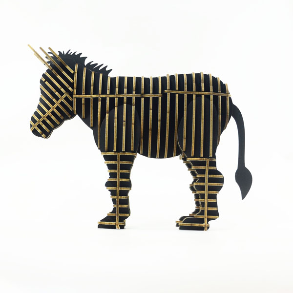 Tenon's Art 坦諾藝術設計

布萊梅城市樂手 驢 未組裝 黑色