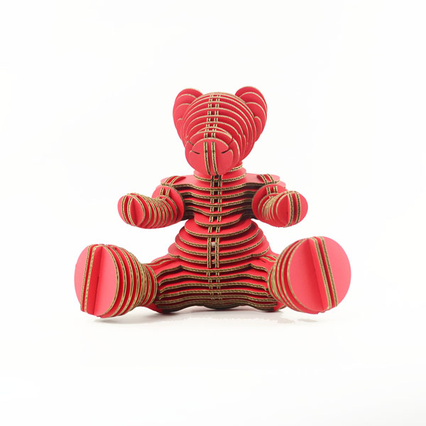 <div>Tenon's Art 坦諾藝術設計</div>

<div>天天熊－紅色／紙(未組裝)</div>