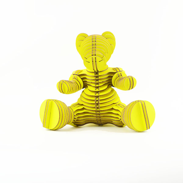<div>Tenon's Art 坦諾藝術設計</div>

<div>天天熊－黃色／紙(未組裝)</div>