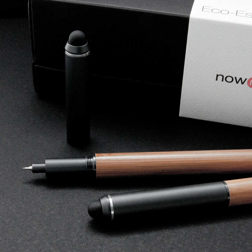 ECO【竹系列】書寫觸控兩用筆

（中性筆+自動鉛筆組）

黑色|鈦黑陽極