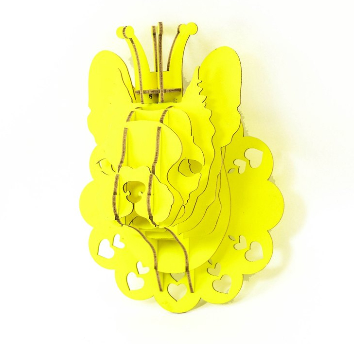 <div>Tenon's Art 坦諾藝術設計</div>

<div>rince Bata 法鬥犬掛飾 未組裝 黃色</div>