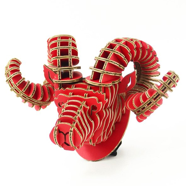 <div>Tenon's Art 坦諾藝術設計</div>

<div>攀岩飛羊掛飾 未組裝 紅色</div>