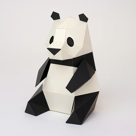 bog craft 立體動物紙藝
Panda - 熊貓／Ss
小型站立式 TINY
