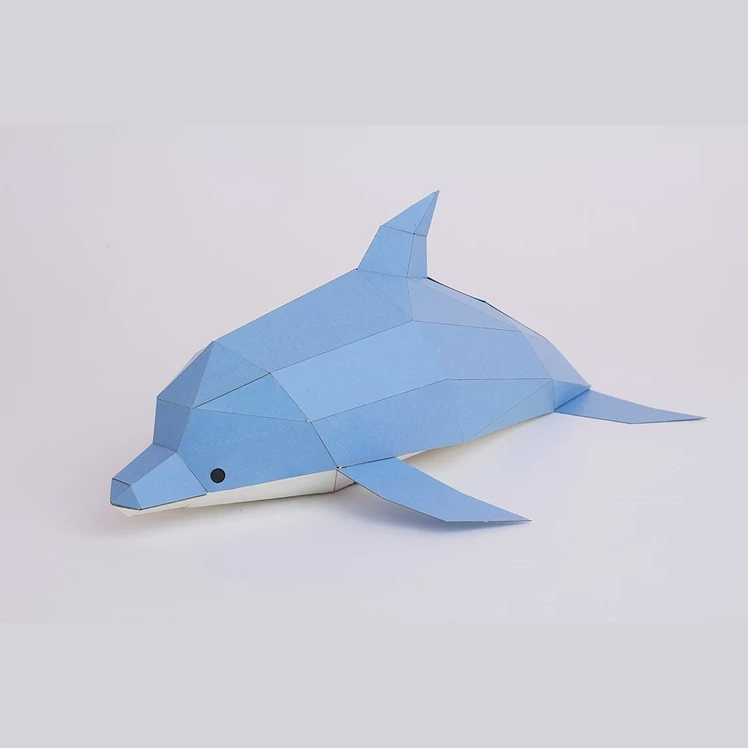 bog craft 立體動物紙藝
Dolphin - 海豚／Ss
小型站立式 TINY