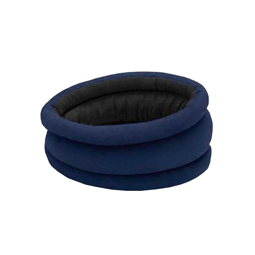 Ostrich Pillow 旅行護頸枕 Light 西班牙手工製遮眼安眠枕 雙面可用款 Moonlight Blue 暗藍+黑