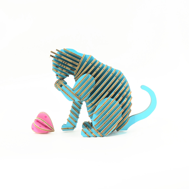 Tenon's Art 坦諾藝術設計

SORRY CAT貓語系列 DIY 未組裝 水藍色