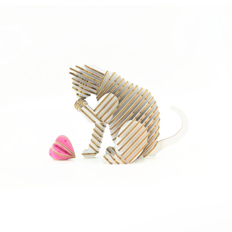 <div>Tenon's Art 坦諾藝術設計</div>

<div>SORRY CAT貓語系列(白、未組裝)</div>
