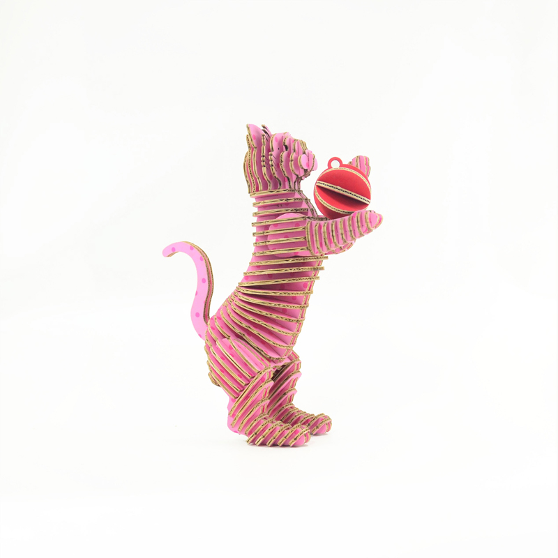 <div>Tenon's Art 坦諾藝術設計</div>

<div>HAPPY CAT貓語系列(粉紅波點、未組裝)</div>
