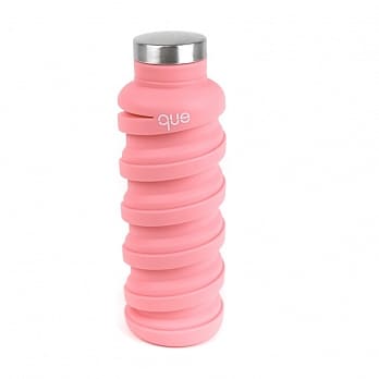 que Bottle 伸縮水瓶(600ml) - 粉紅色
